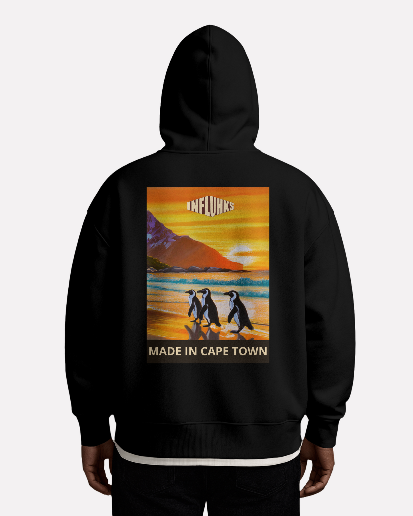 SUNSET PENGUIN HOODIE