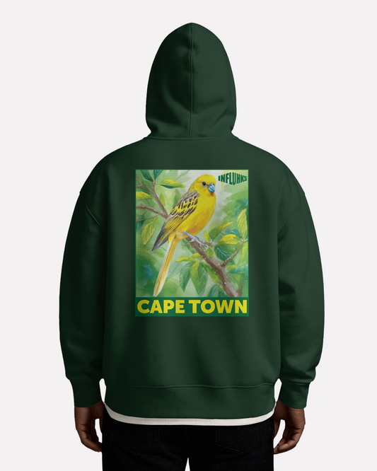 YELLOW PIPIT BIRDS HOODIE