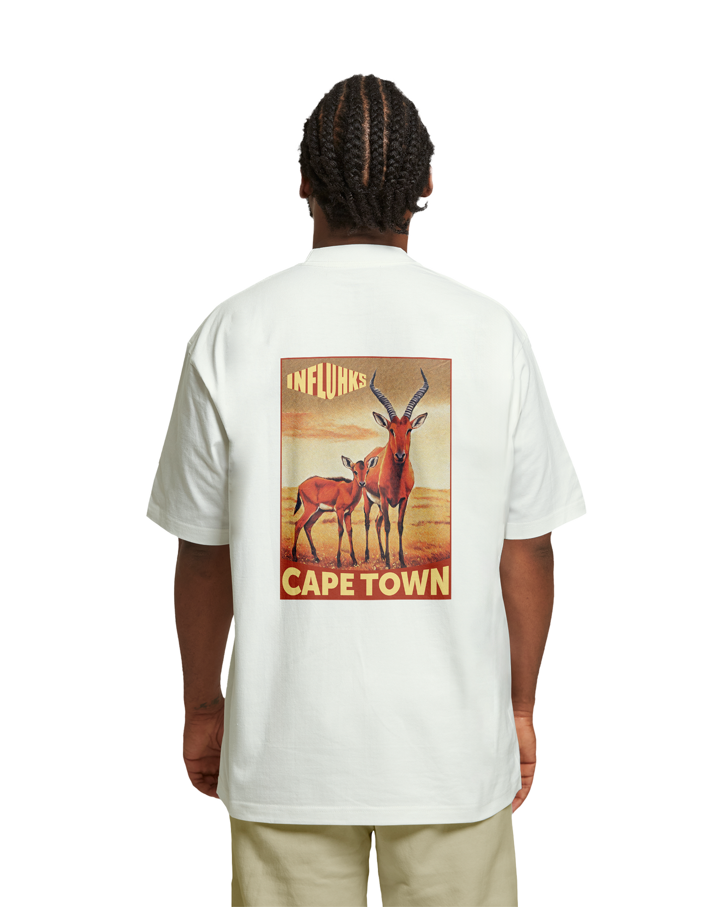 RED HARTEBEEST T-SHIRT CREAM