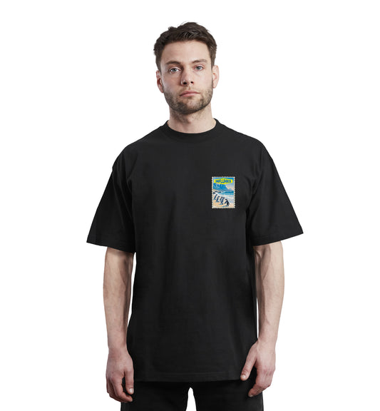 2 RHINOS STAMP T-SHIRT BLACK