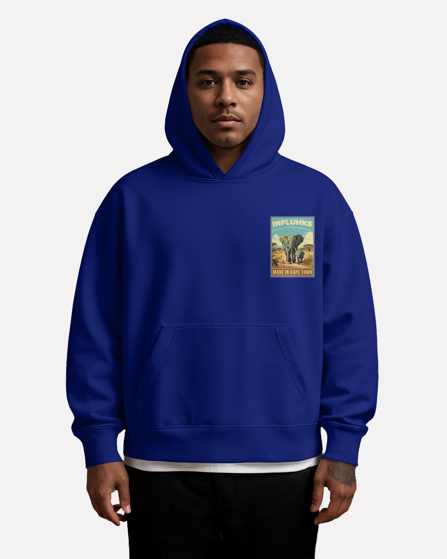 ELEPHANT AND CALF HOODIE