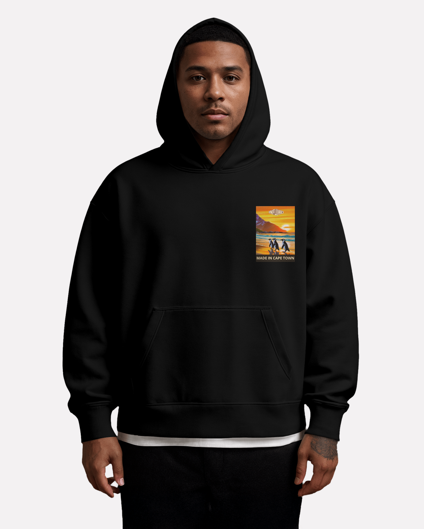 SUNSET PENGUIN HOODIE