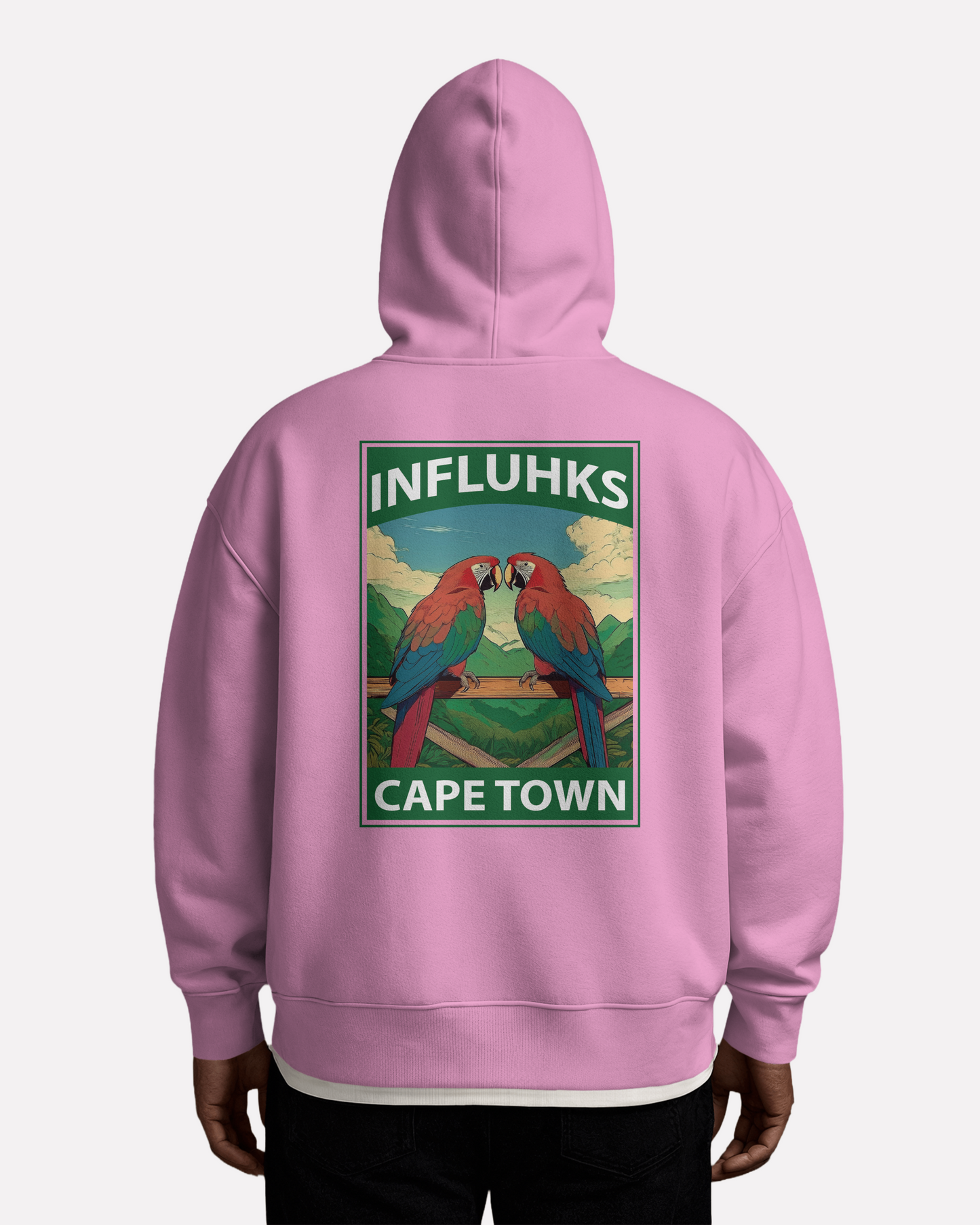 GREEN PARROTS HOODIE