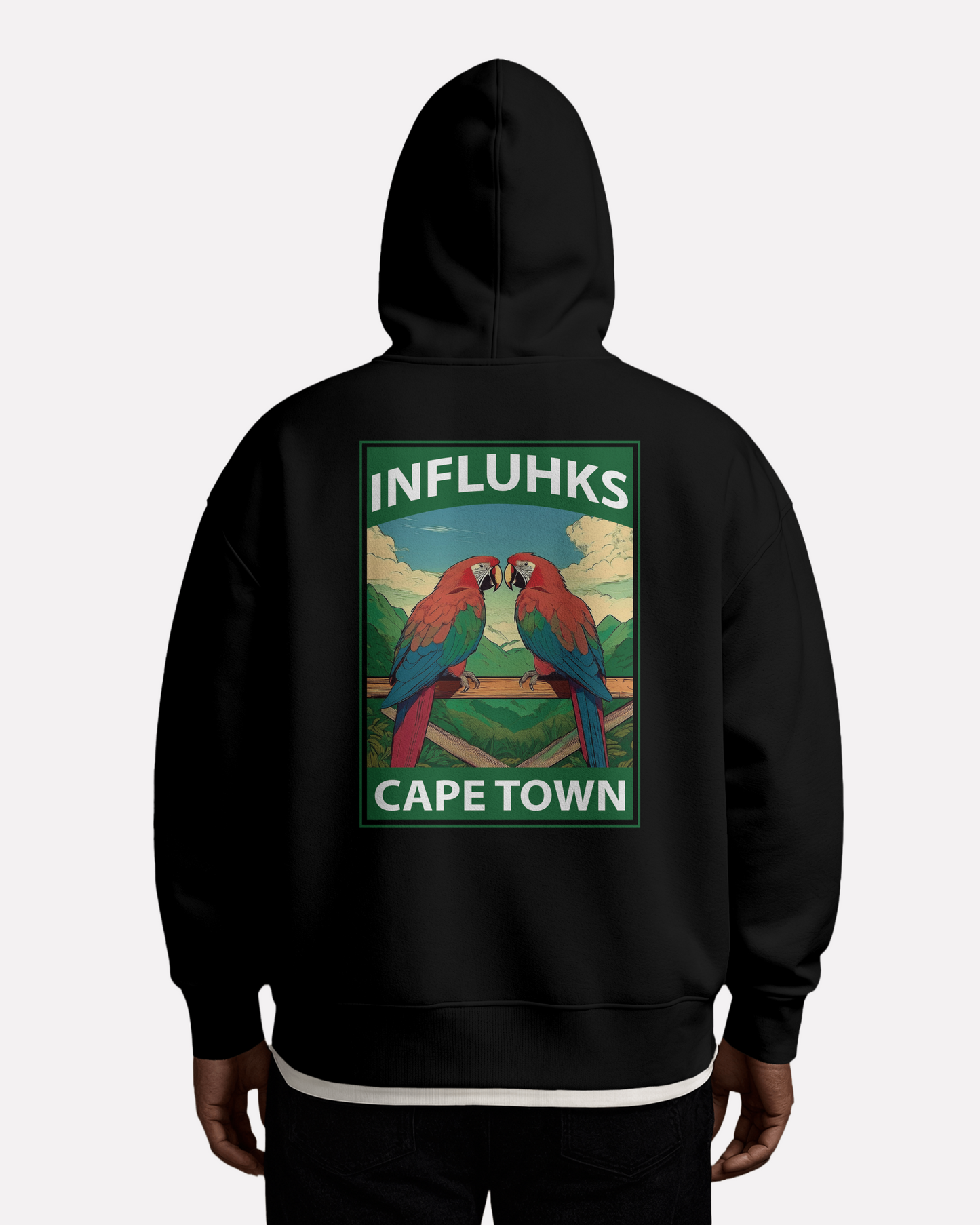 GREEN PARROTS HOODIE