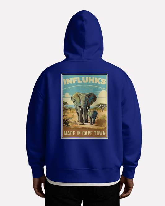 ELEPHANT AND CALF HOODIE