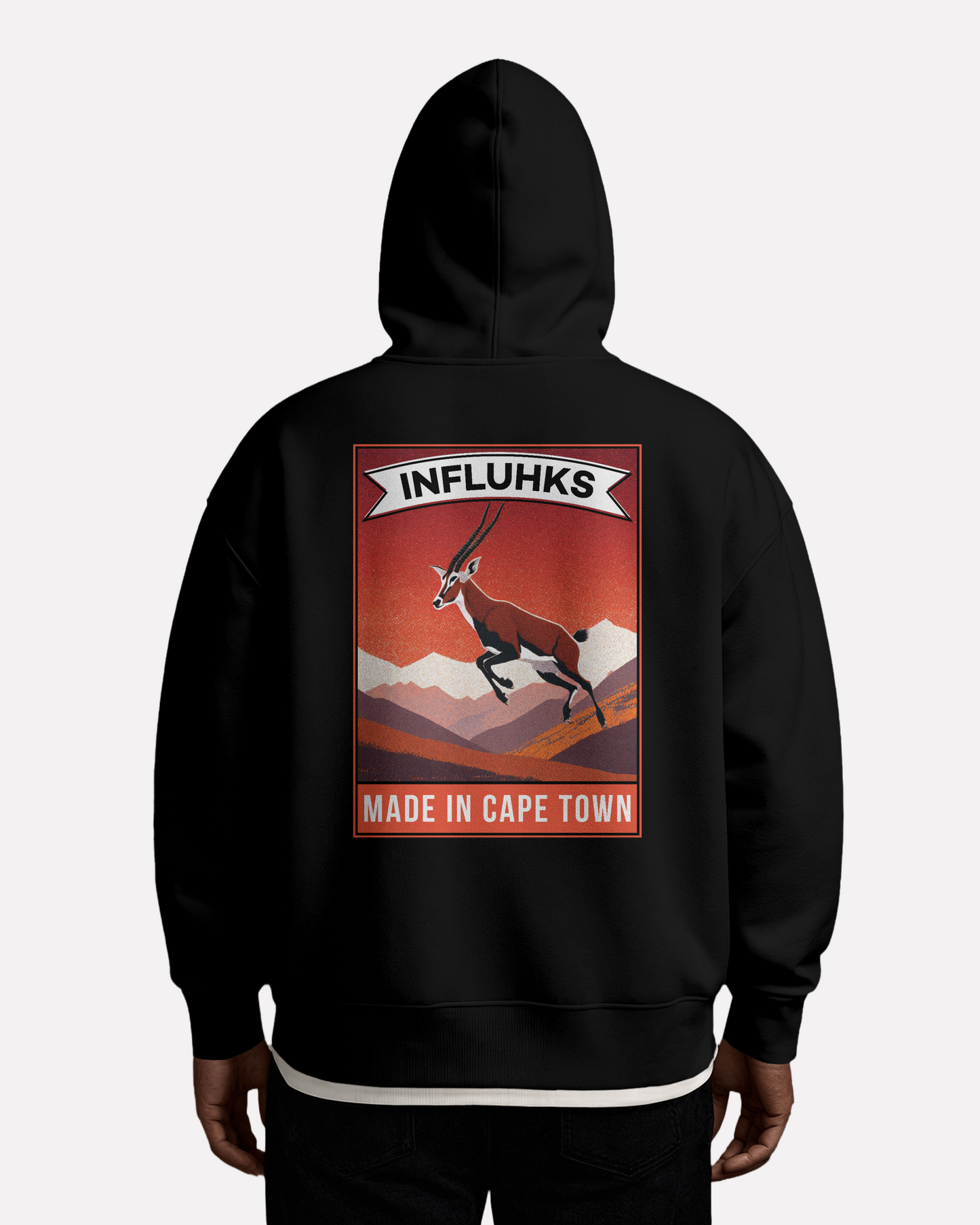 JUMPING BONTEBOK HOODIE