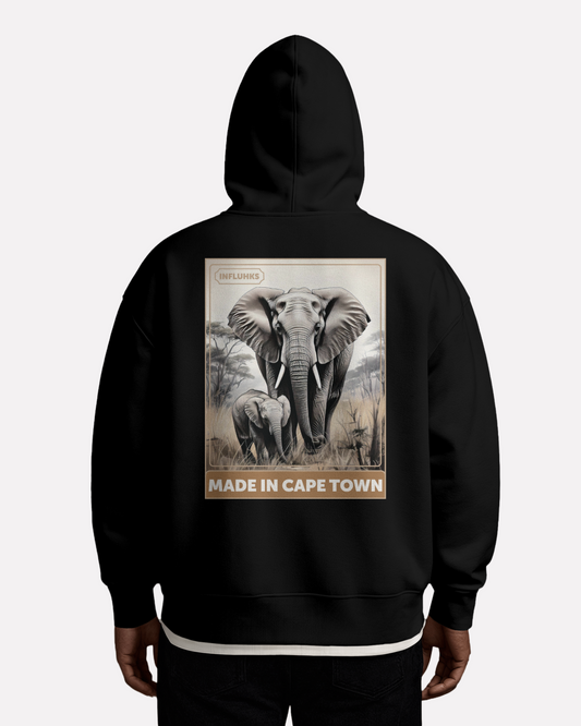 ELEPHANT AND BABY HOODIE