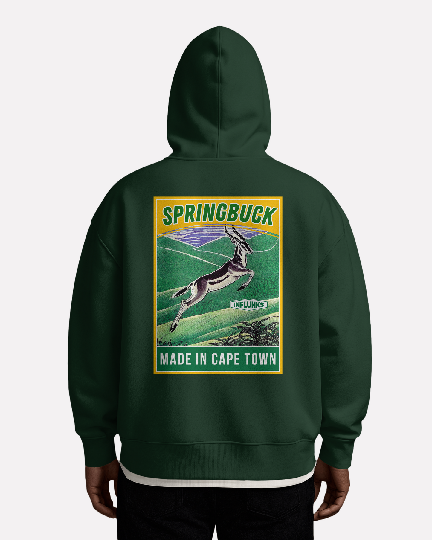 YELLOW SPRINGBUCK HOODIE