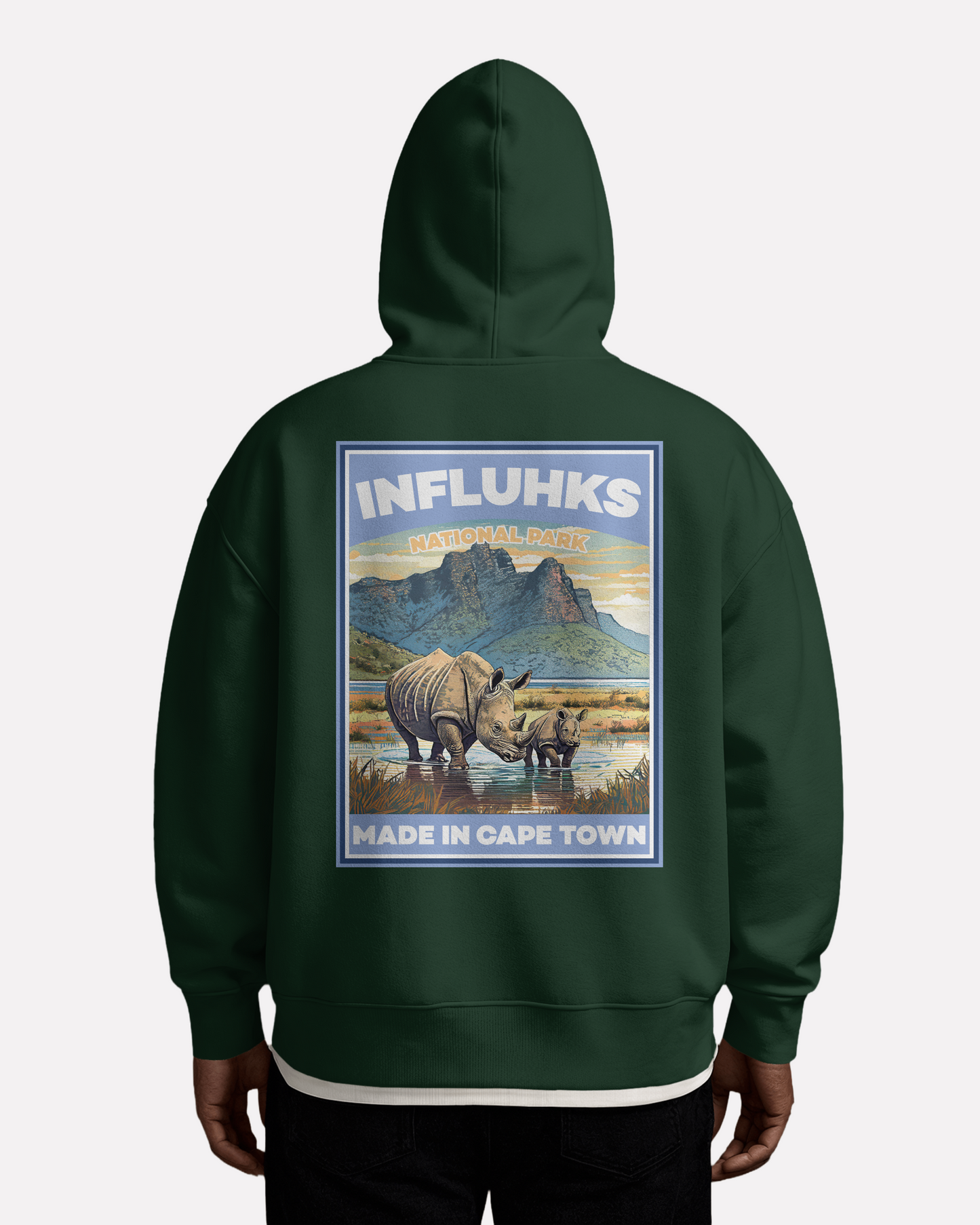 RHINO AND CALF HOODIE