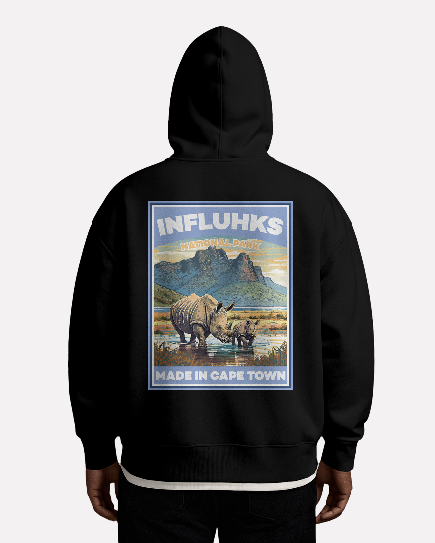 RHINO AND CALF HOODIE