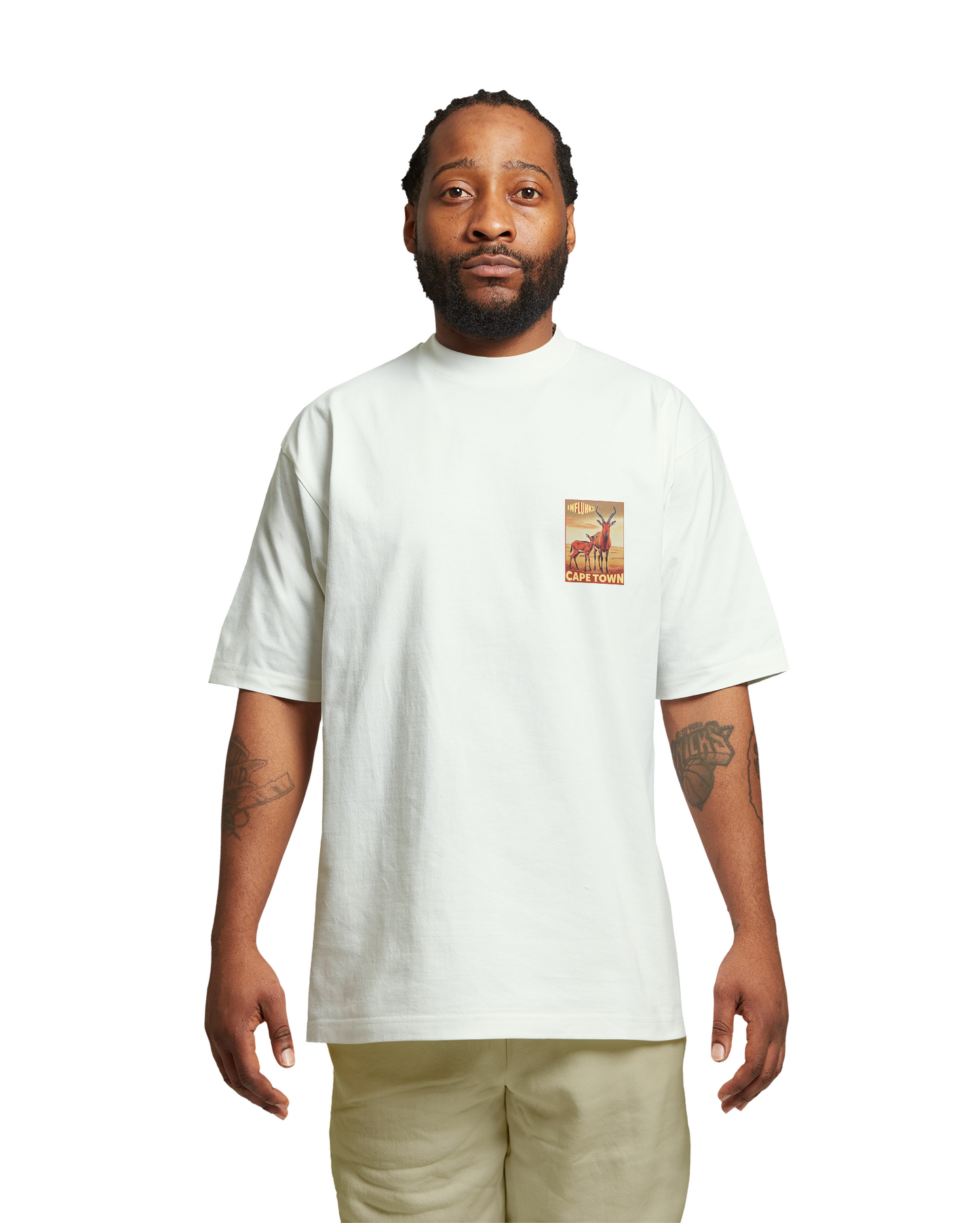 RED HARTEBEEST T-SHIRT CREAM