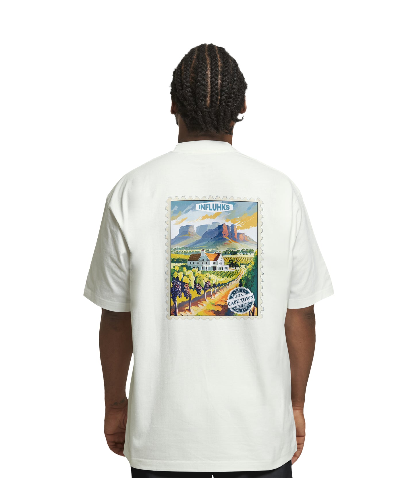 STELLENBOSCH STAMP T-SHIRT CREAM