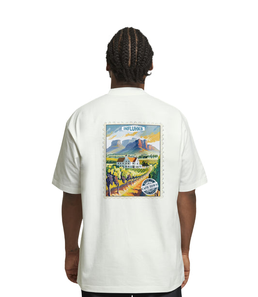 STELLENBOSCH STAMP T-SHIRT CREAM