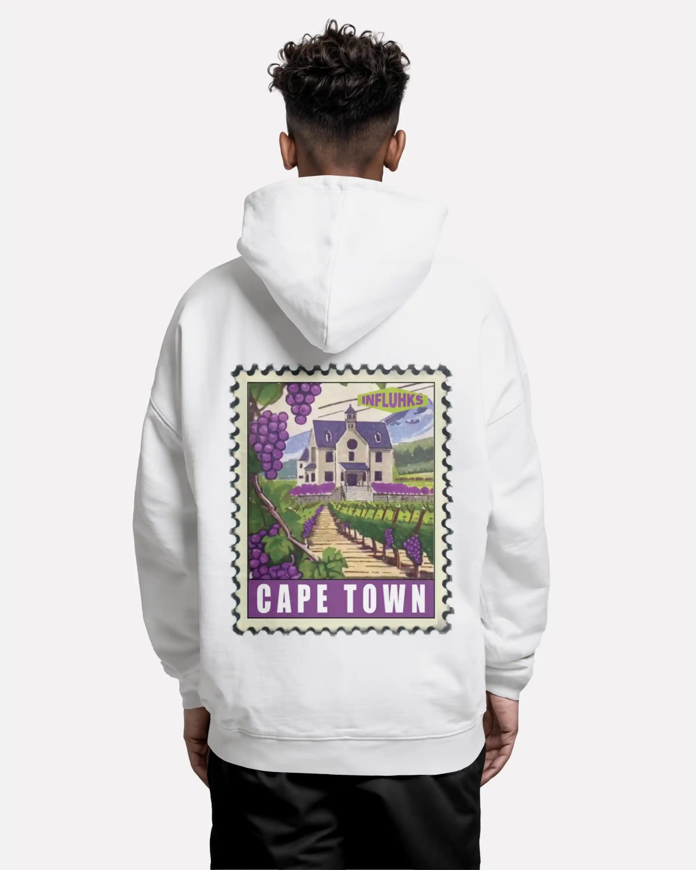 Cape Vineyard Stamp Hoodie 3
