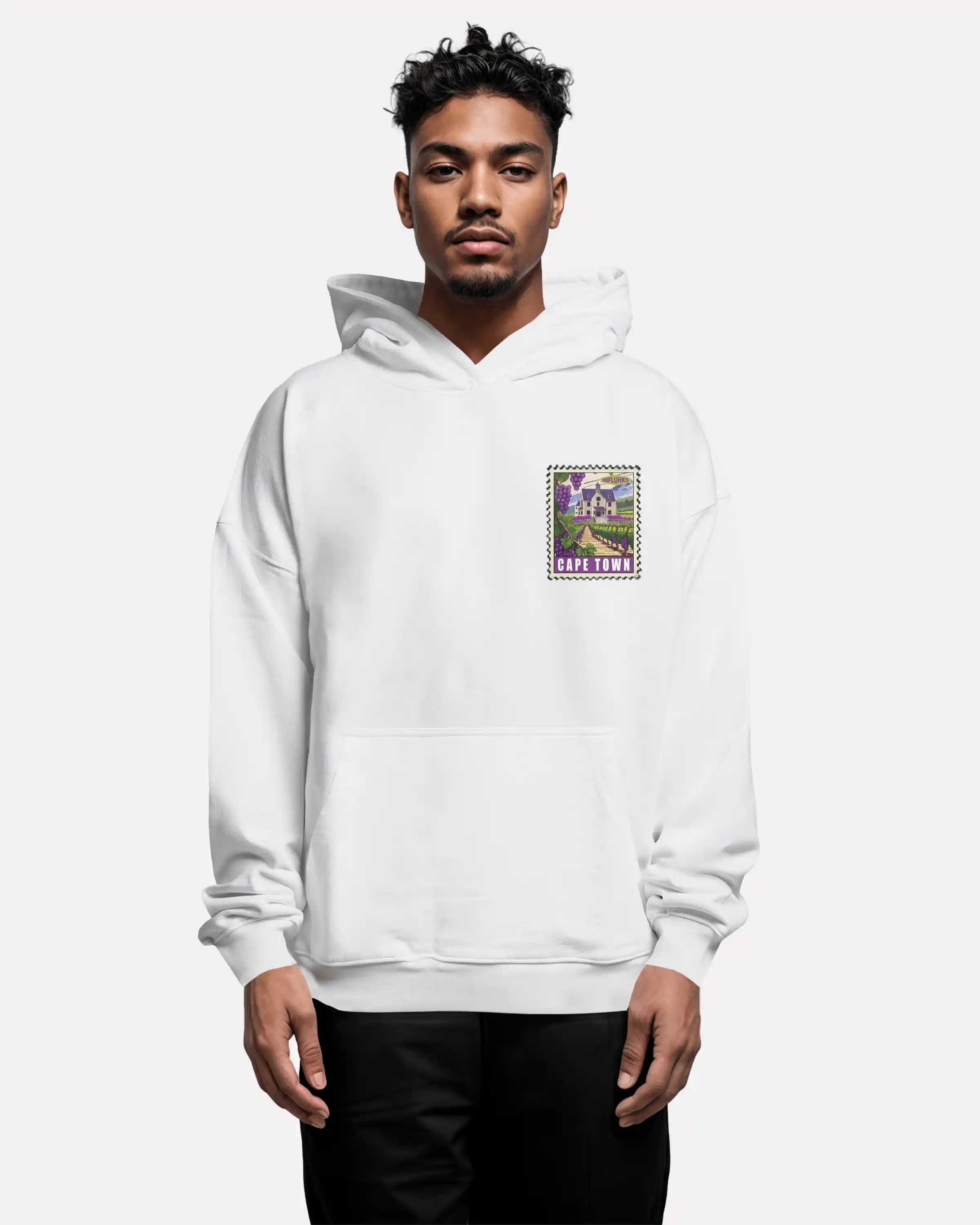 Cape Vineyard Stamp Hoodie 4